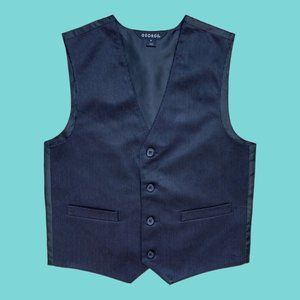 Pinstripe Vest Button Up Vest